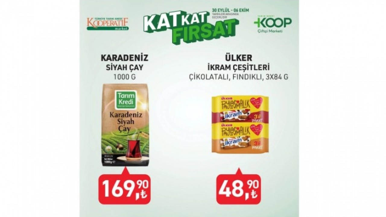 Foto - Bu fırsatları kaçırmayın! Tarım Kredi'de 30 Eylül-6 Ekim 2025 indirimleri açıklandı