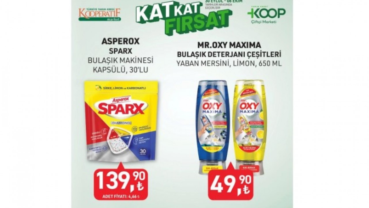 Foto - Bu fırsatları kaçırmayın! Tarım Kredi'de 30 Eylül-6 Ekim 2025 indirimleri açıklandı