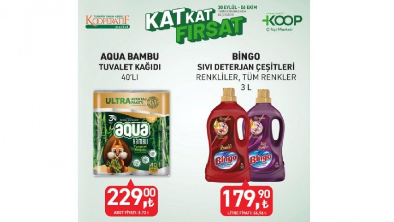 Foto - Bu fırsatları kaçırmayın! Tarım Kredi'de 30 Eylül-6 Ekim 2025 indirimleri açıklandı