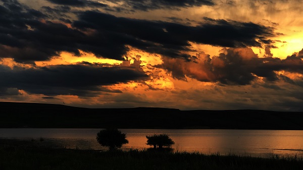 Foto - Bu fotoğraflar tam profillik! Kars'ta gün batımı böyle görüntülendi