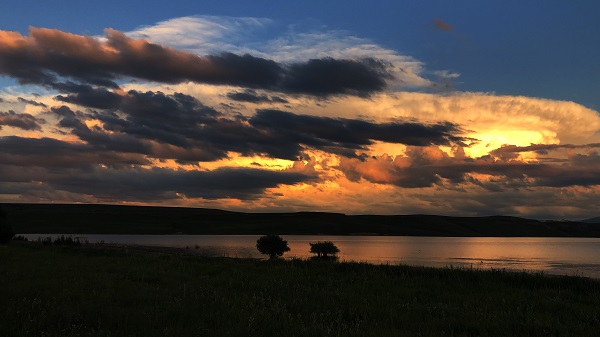 Foto - Bu fotoğraflar tam profillik! Kars'ta gün batımı böyle görüntülendi