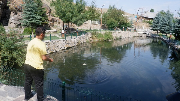Foto - Bu gölde su eksilmiyor! Gizemli gölde ilginç manzara