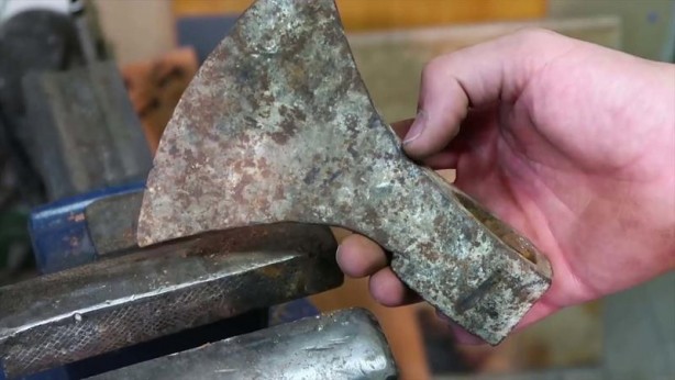 Foto - Bu görüntüler milyonlarca kez izlendi! Paslı baltanın son hali herkesi şaşırttı