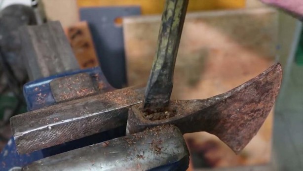 Foto - Bu görüntüler milyonlarca kez izlendi! Paslı baltanın son hali herkesi şaşırttı