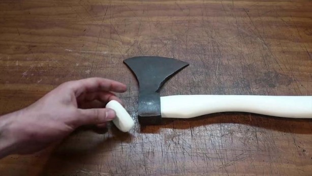 Foto - Bu görüntüler milyonlarca kez izlendi! Paslı baltanın son hali herkesi şaşırttı