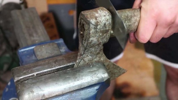 Foto - Bu görüntüler milyonlarca kez izlendi! Paslı baltanın son hali herkesi şaşırttı