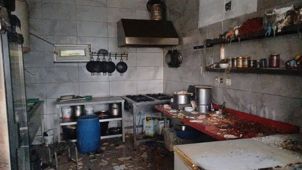 Bu görüntüler Muş'ta çekildi! Patlama sonrası ortalık savaş alanına döndü