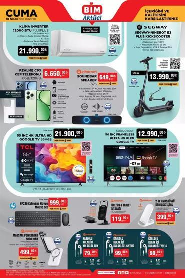 Foto - Bu hafta BİM'de büyük indirim! Elektronikten mutfağa dolu dolu fırsatlar sizi bekliyor!
