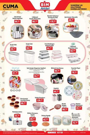 Foto - Bu hafta BİM'de büyük indirim! Elektronikten mutfağa dolu dolu fırsatlar sizi bekliyor!