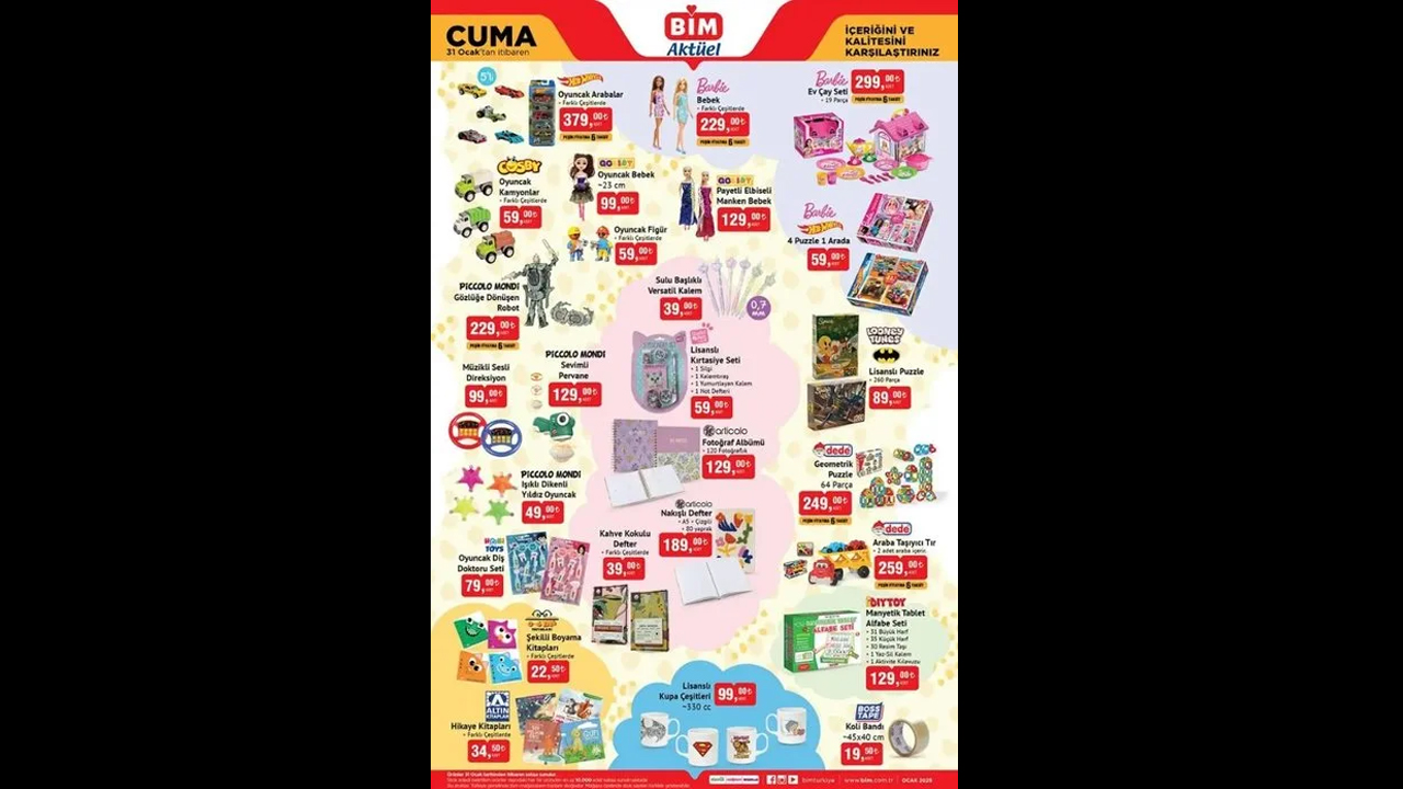 Foto - Bu hafta dolu dolu geliyor! BİM 28-31 Ocak indirimleri belli oldu