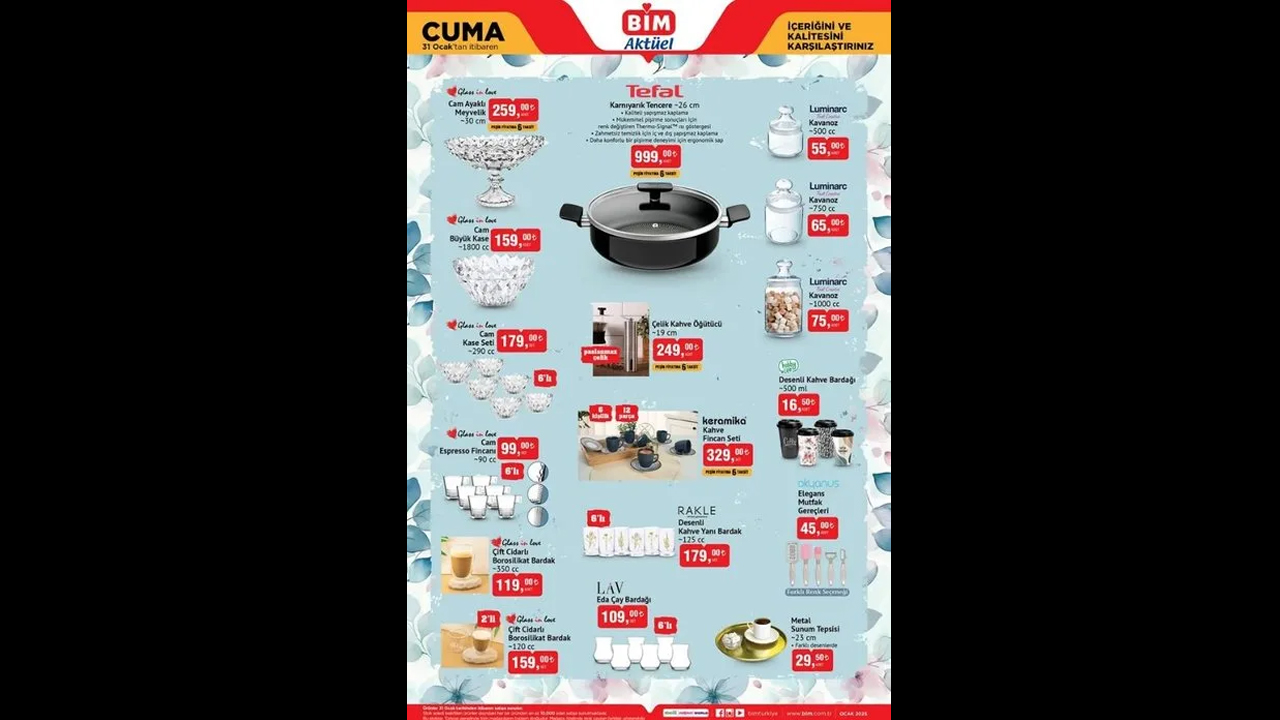 Foto - Bu hafta dolu dolu geliyor! BİM 28-31 Ocak indirimleri belli oldu