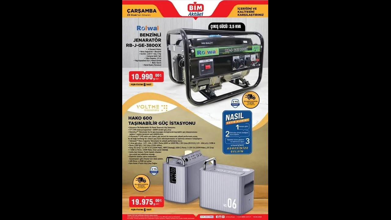 Foto - Bu hafta dolu dolu geliyor! BİM 28-31 Ocak indirimleri belli oldu