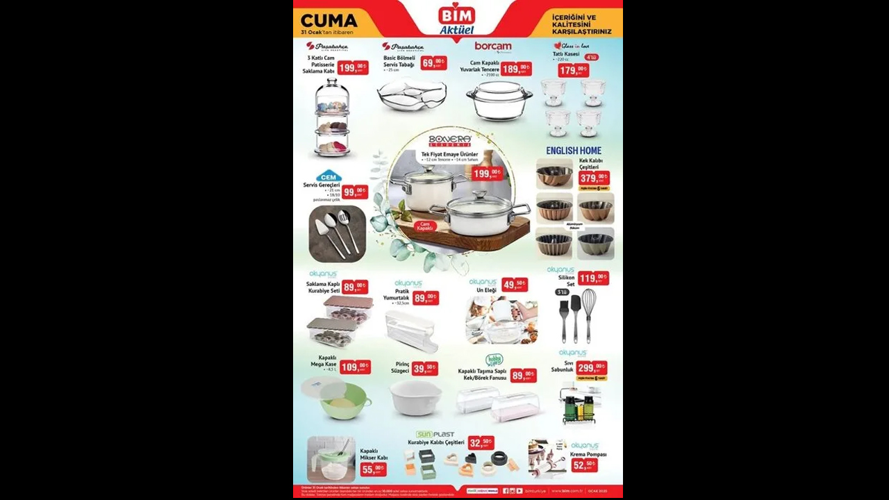 Foto - Bu hafta dolu dolu geliyor! BİM 28-31 Ocak indirimleri belli oldu