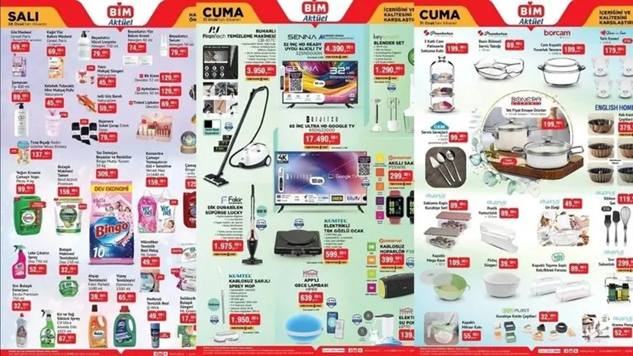 Foto - Bu hafta dolu dolu geliyor! BİM 28-31 Ocak indirimleri belli oldu