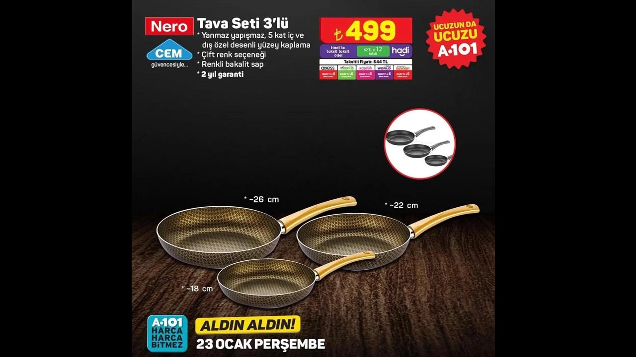 Foto - Bu hafta hangi ürünler indirimde? A101'de 29 Ocak 2025 fırsatları belli oldu