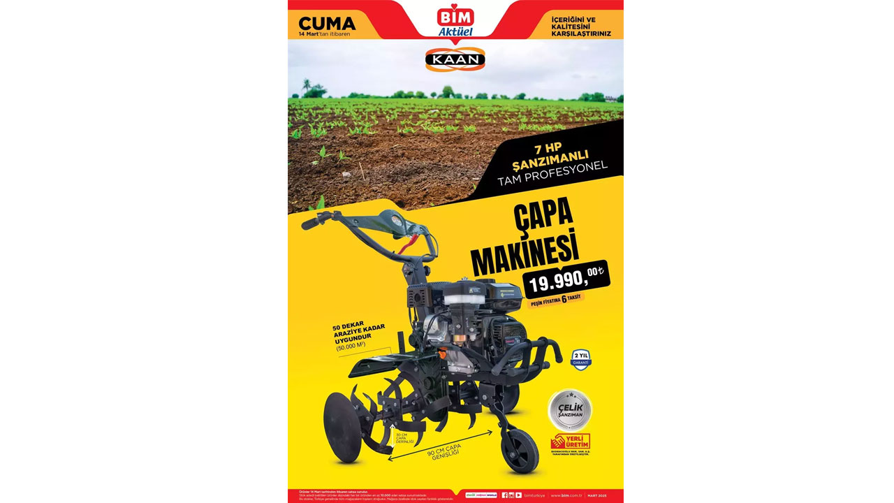 Foto - Bu hafta indirime doyuracak! BİM 14 Mart Cuma kataloğu bomba gibi geldi