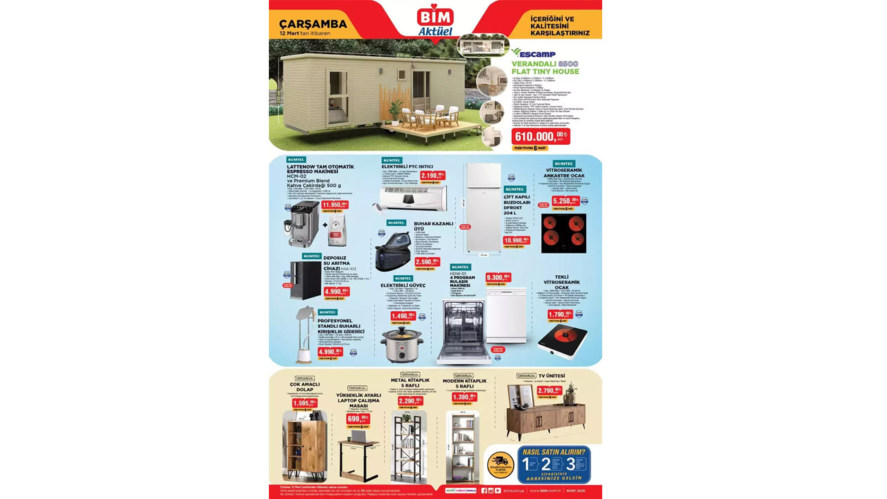 Foto - Bu hafta indirime doyuracak! BİM 14 Mart Cuma kataloğu bomba gibi geldi