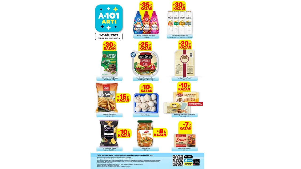 Foto - Bu hafta neler var neler! A101’de 01-07 Ağustos 2025 indirimleri açıklandı