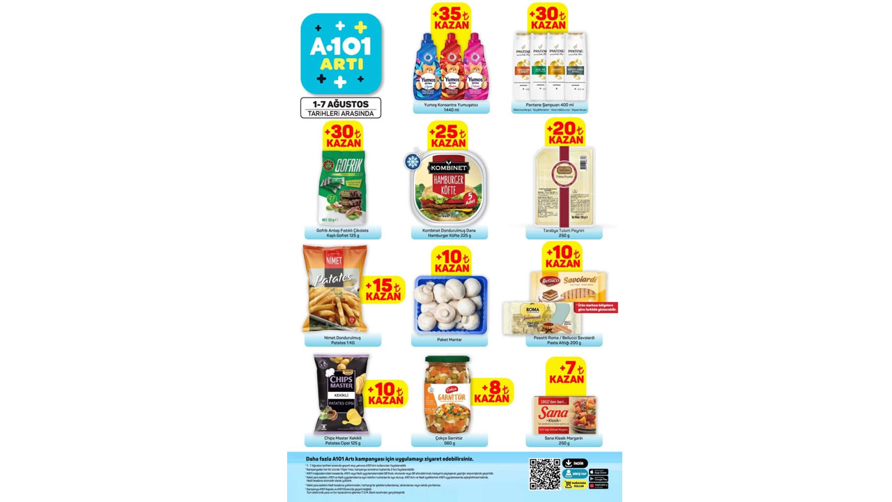 Foto - Bu hafta neler var neler! A101’de 01-07 Ağustos 2025 indirimleri açıklandı