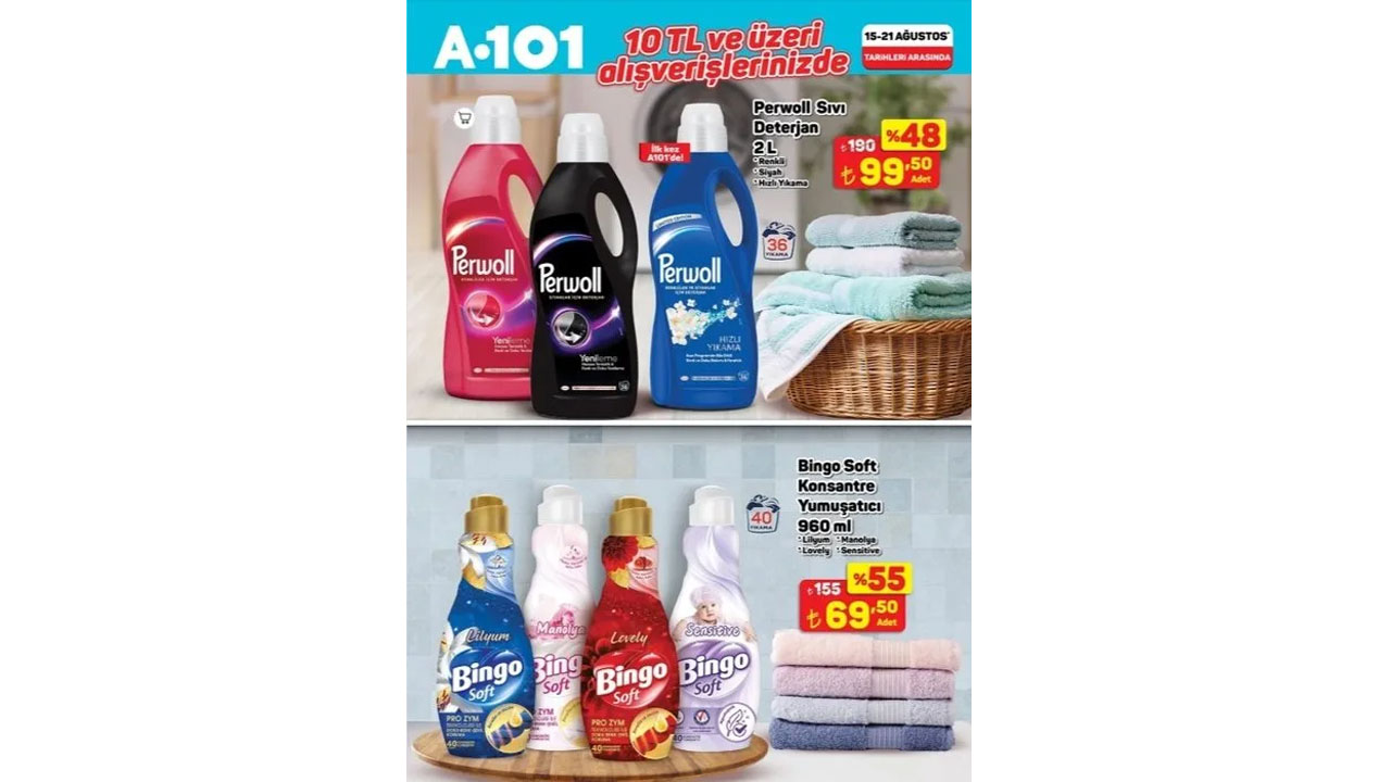 Foto - Bu hafta neler var neler! A101’de 15-21 Ağustos indirimleri başladı
