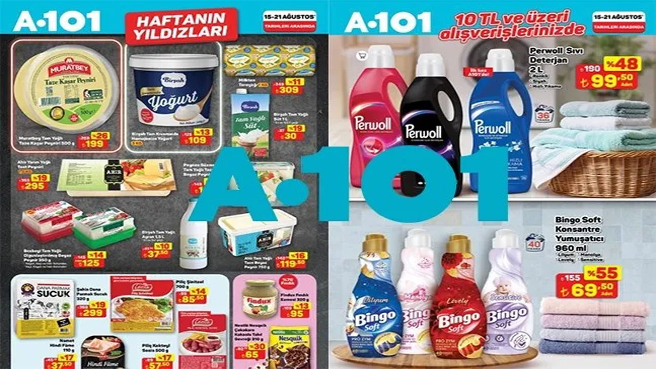 Foto - Bu hafta neler var neler! A101’de 15-21 Ağustos indirimleri başladı