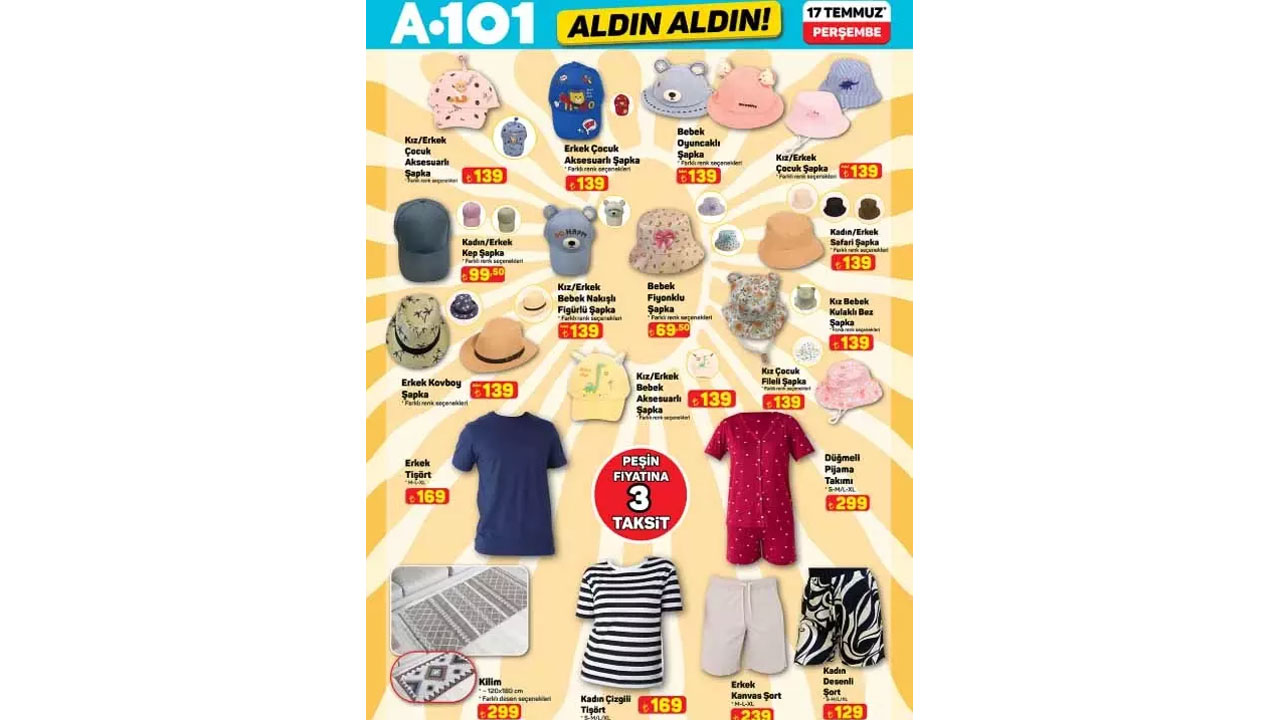 Foto - Bu hafta neler var neler! A101'de 17 Temmuz 2025 indirimli ürünler listesi belli oldu