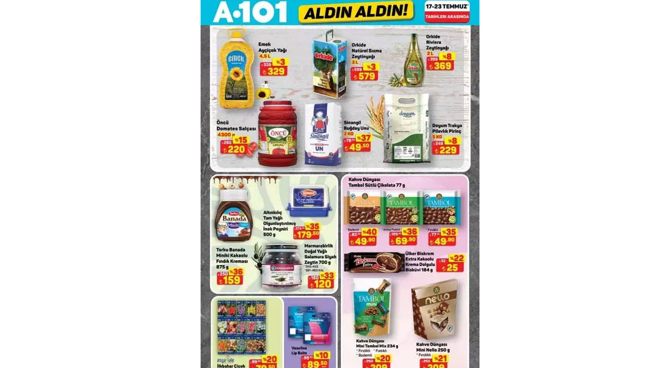 Foto - Bu hafta neler var neler! A101'de 17 Temmuz 2025 indirimli ürünler listesi belli oldu