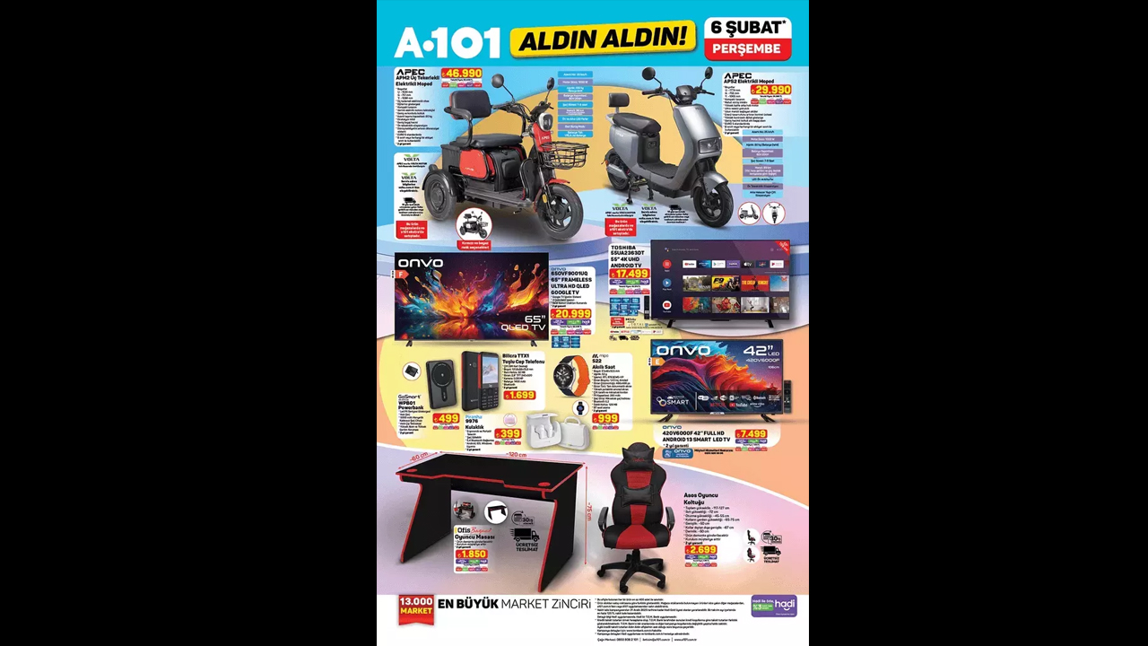 Foto - Bu hafta neler var neler! A101’de 6 Şubat indirim kataloğu açıklandı