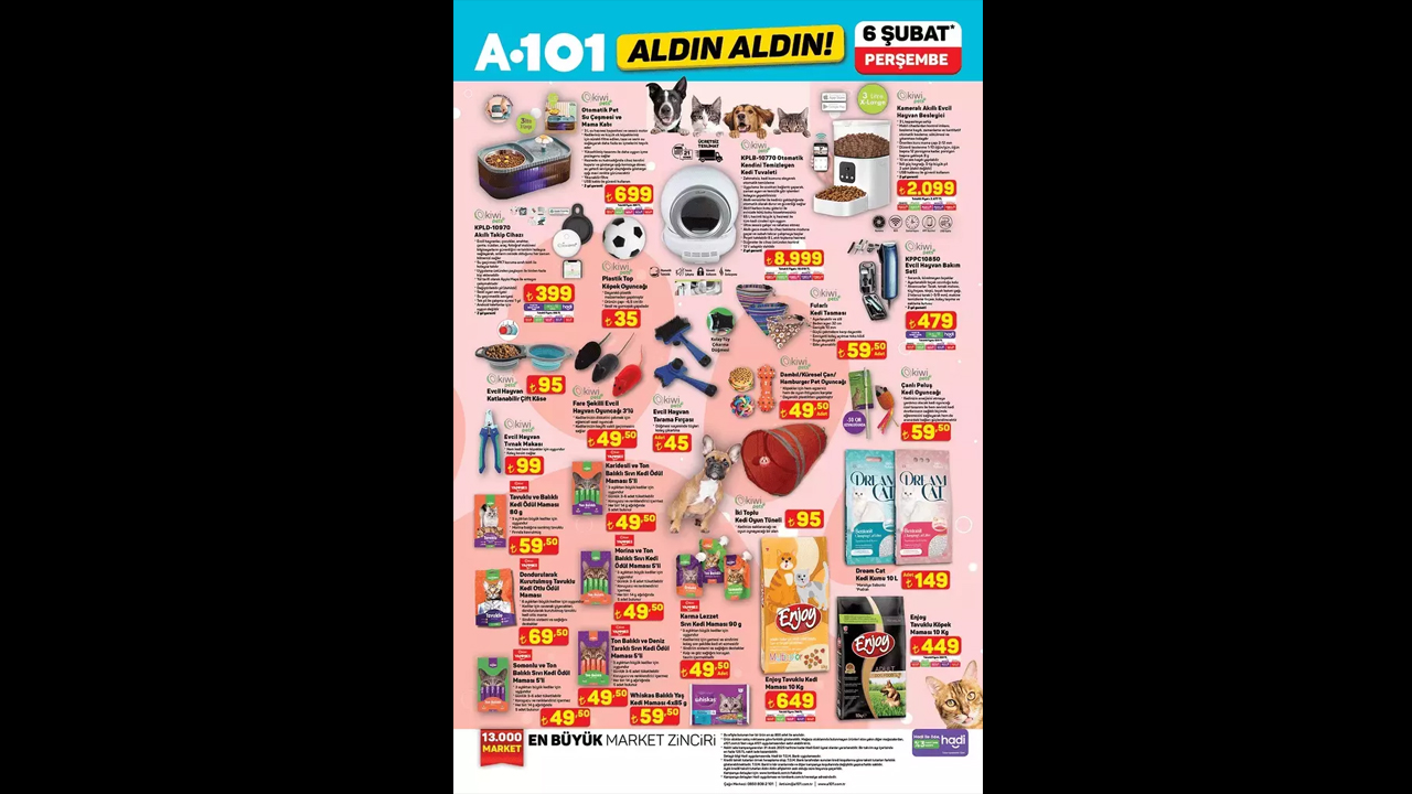 Foto - Bu hafta neler var neler! A101’de 6 Şubat indirim kataloğu açıklandı