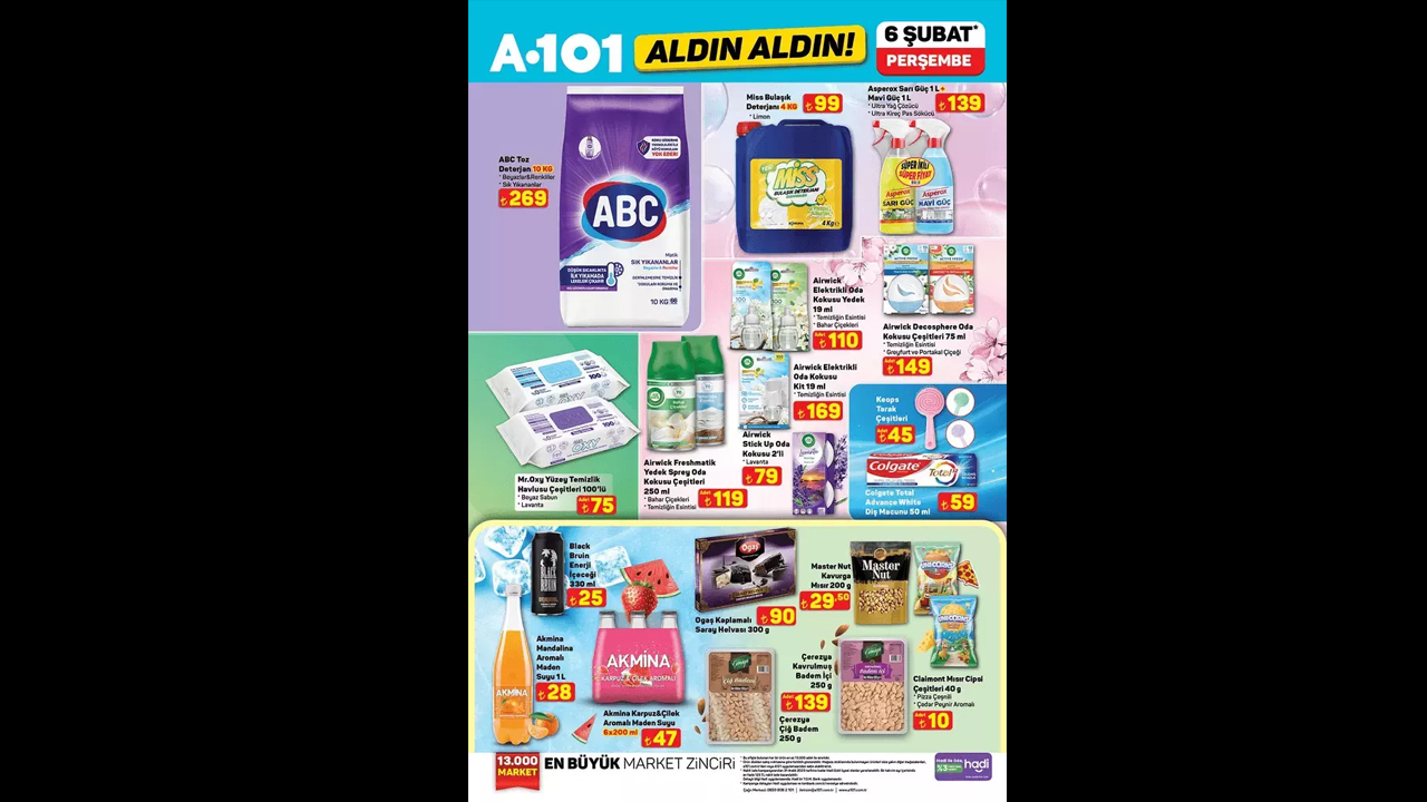 Foto - Bu hafta neler var neler! A101’de 6 Şubat indirim kataloğu açıklandı