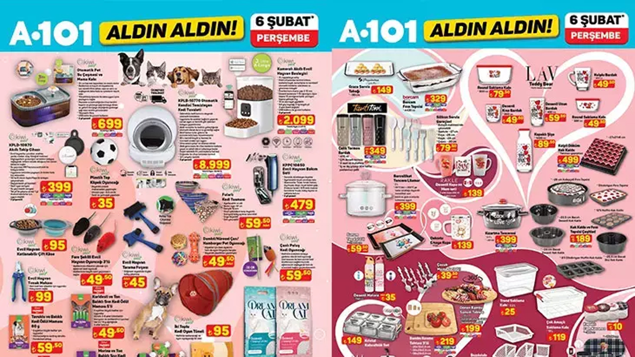 Foto - Bu hafta neler var neler! A101’de 6 Şubat indirim kataloğu açıklandı