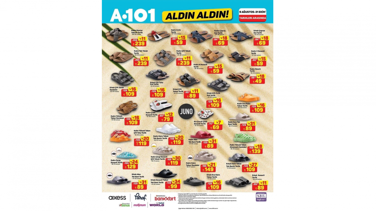 Foto - Bu hafta neler var neler! A101’de 9-12 Ağustos 2025 fırsatları açıklandı