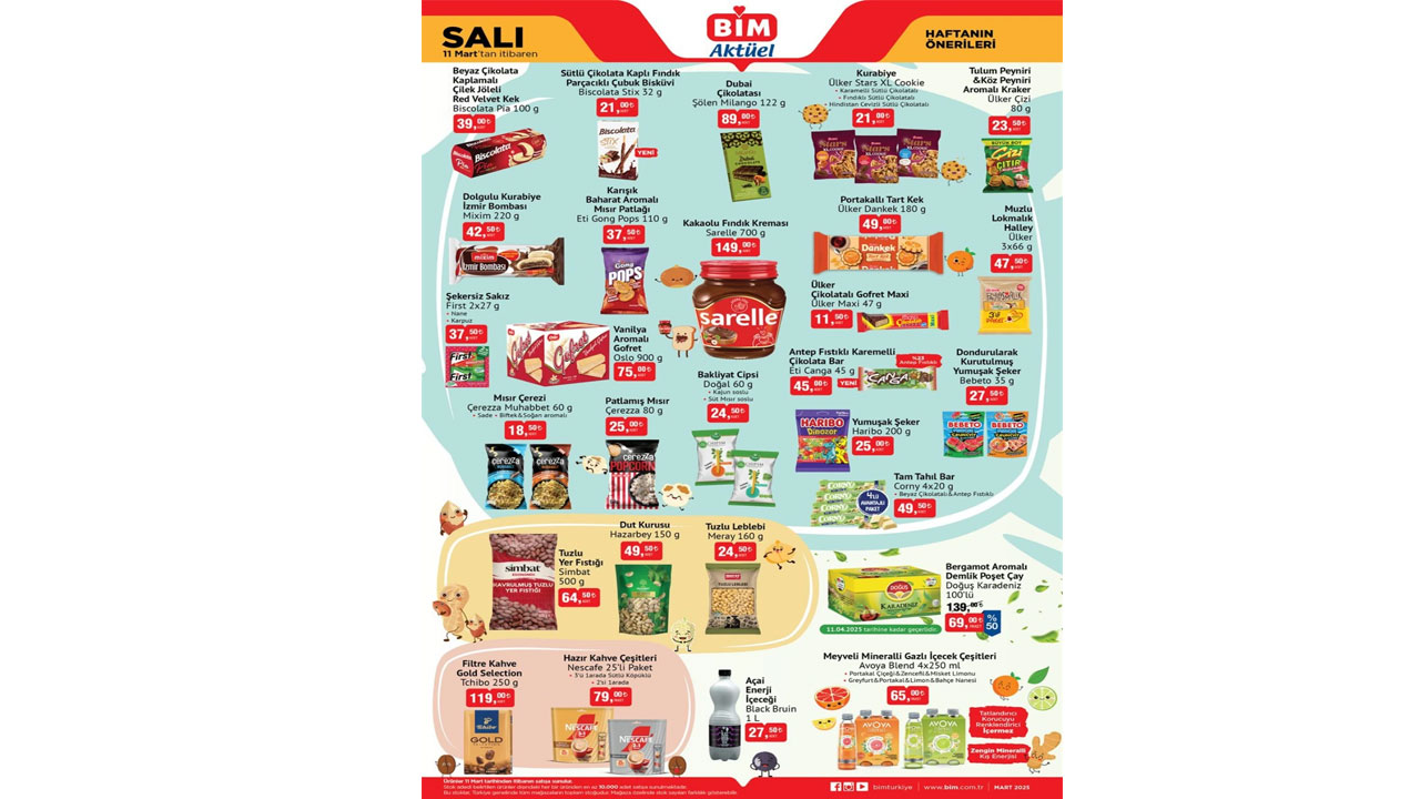 Foto - Bu hafta neler var neler! BİM 11 Mart 2025 indirim kataloğu açıklandı