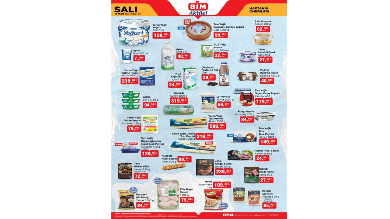 Foto - Bu hafta neler var neler! BİM 11 Mart 2025 indirim kataloğu açıklandı