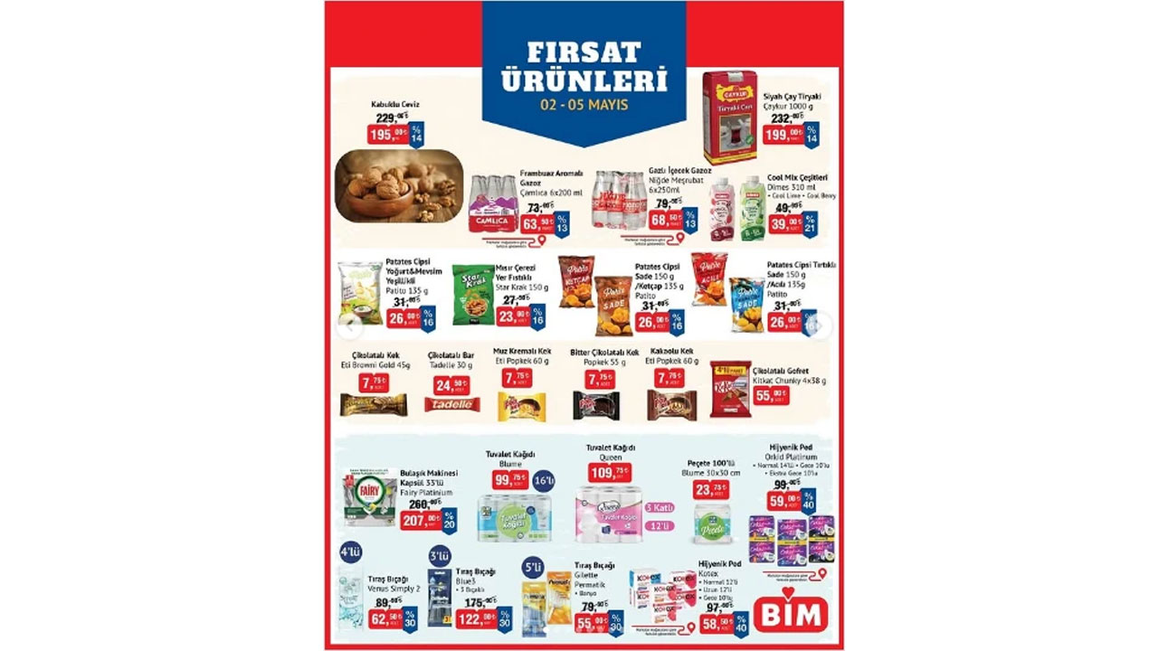 Foto - Bu hafta neler var neler! BİM 2-5 Mayıs 2025 fırsat ürünleri açıklandı