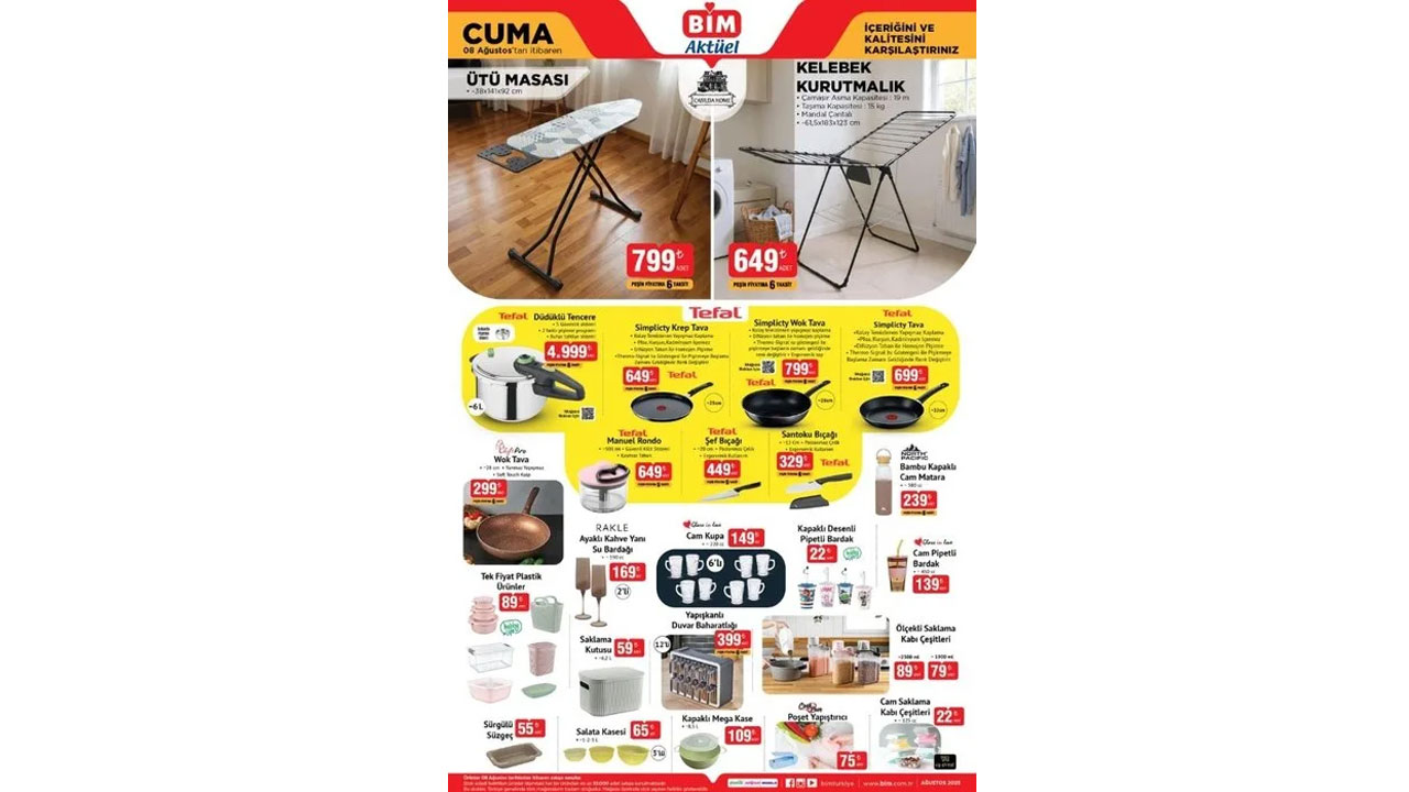Foto - Bu hafta neler var neler! BİM'de 05-08 Ağustos 2025 fırsatları dolu dolu geldi