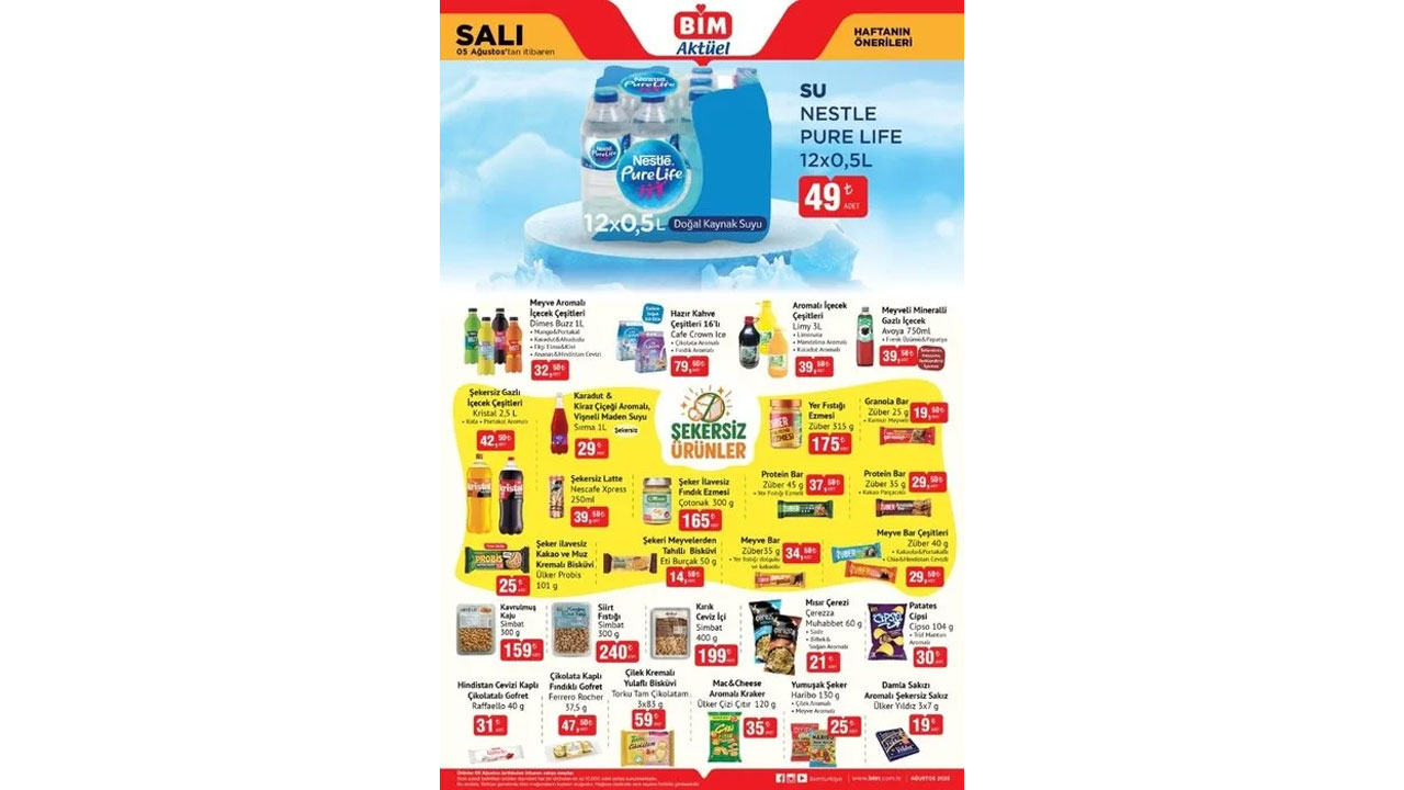 Foto - Bu hafta neler var neler! BİM'de 05-08 Ağustos 2025 fırsatları dolu dolu geldi