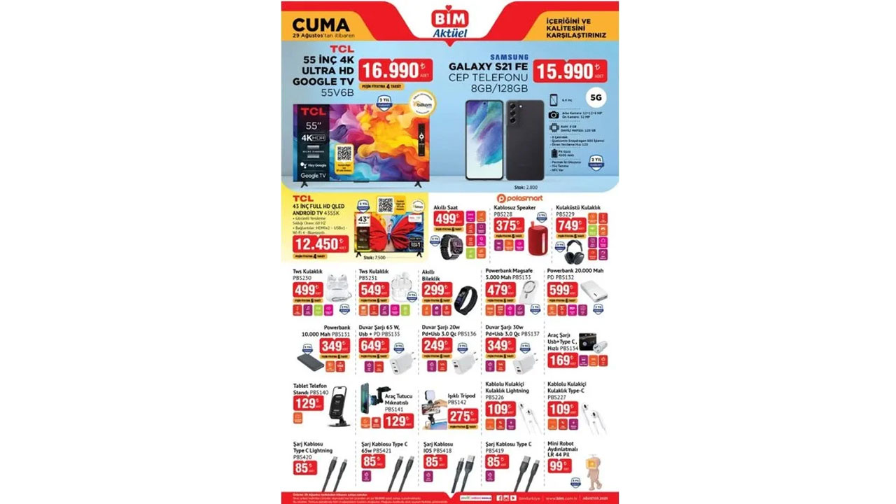 Foto - Bu hafta neler var neler! BİM’DE 29 Ağustos-2 Eylül 2025 indirimleri açıklandı