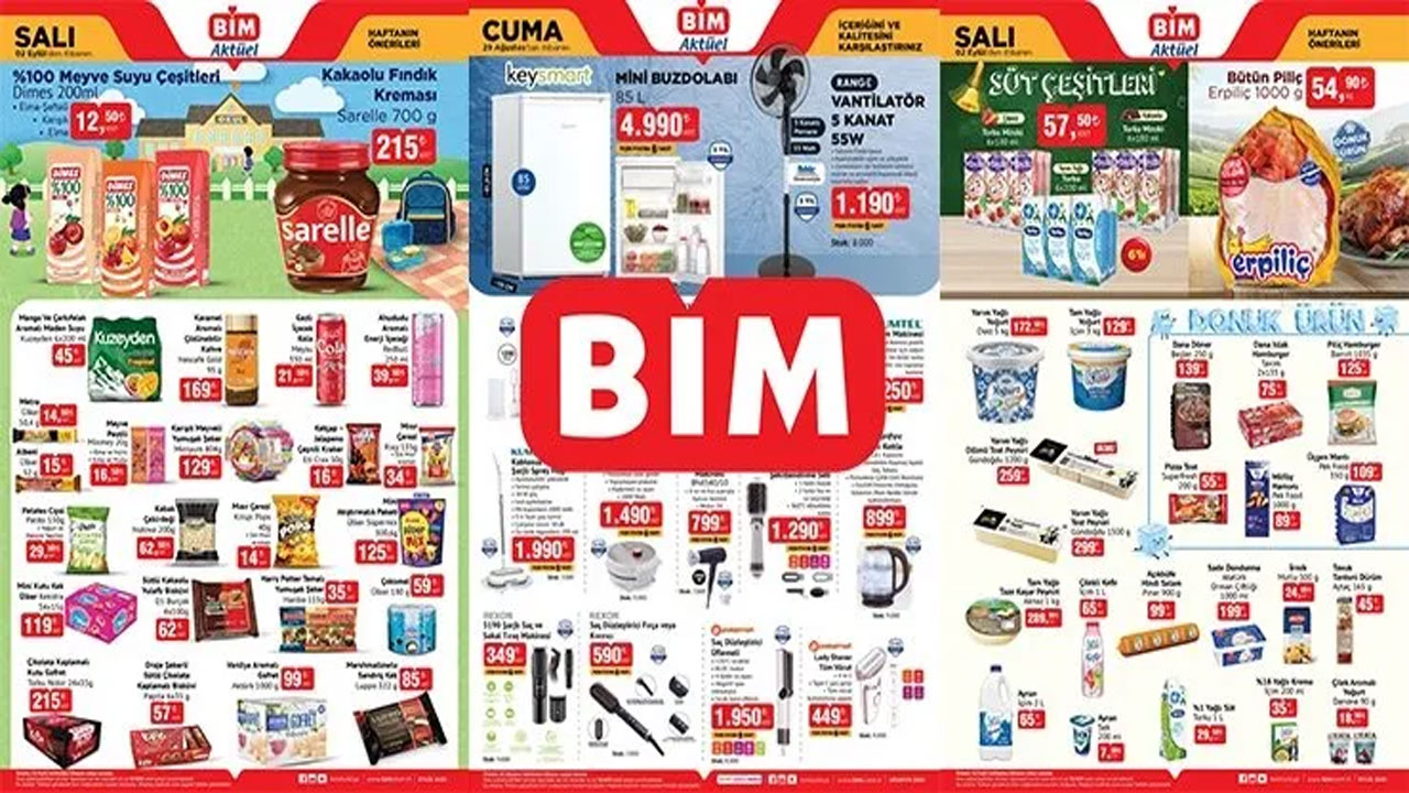 Foto - Bu hafta neler var neler! BİM’DE 29 Ağustos-2 Eylül 2025 indirimleri açıklandı