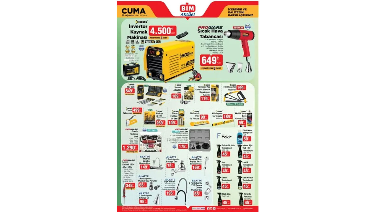 Foto - Bu hafta neler var neler! BİM’DE 29 Ağustos-2 Eylül 2025 indirimleri açıklandı