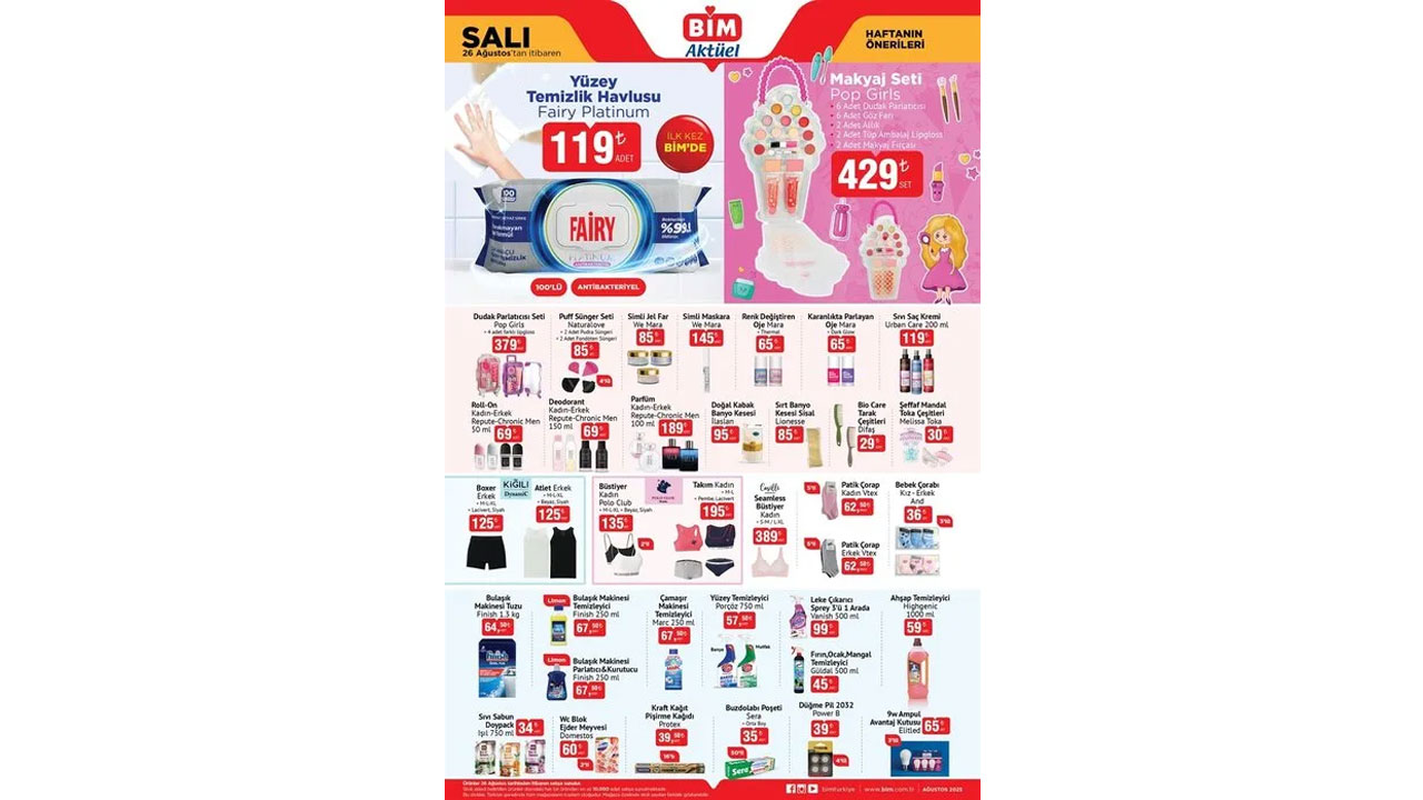 Foto - Bu hafta neler var neler! BİM’DE 29 Ağustos-2 Eylül 2025 indirimleri açıklandı
