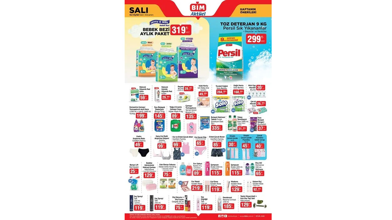 Foto - Bu hafta neler var neler! BİM’DE 29 Ağustos-2 Eylül 2025 indirimleri açıklandı