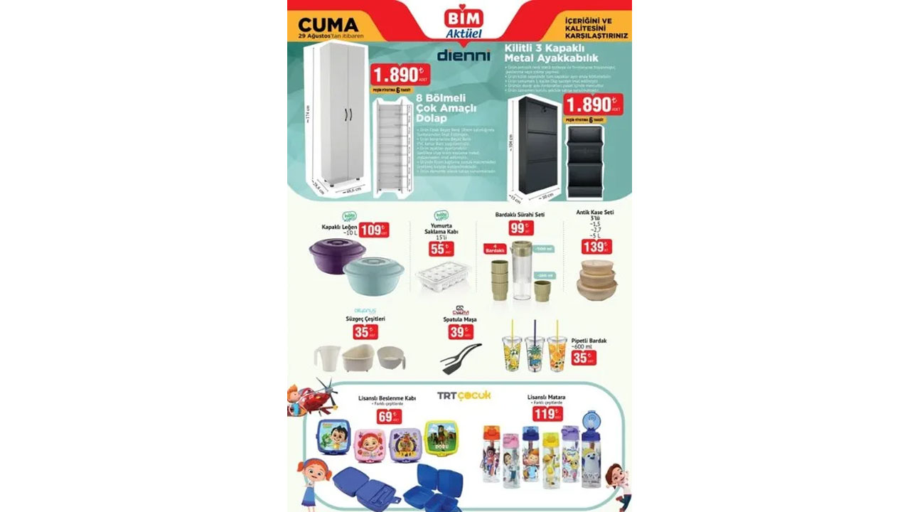 Foto - Bu hafta neler var neler! BİM’DE 29 Ağustos-2 Eylül 2025 indirimleri açıklandı
