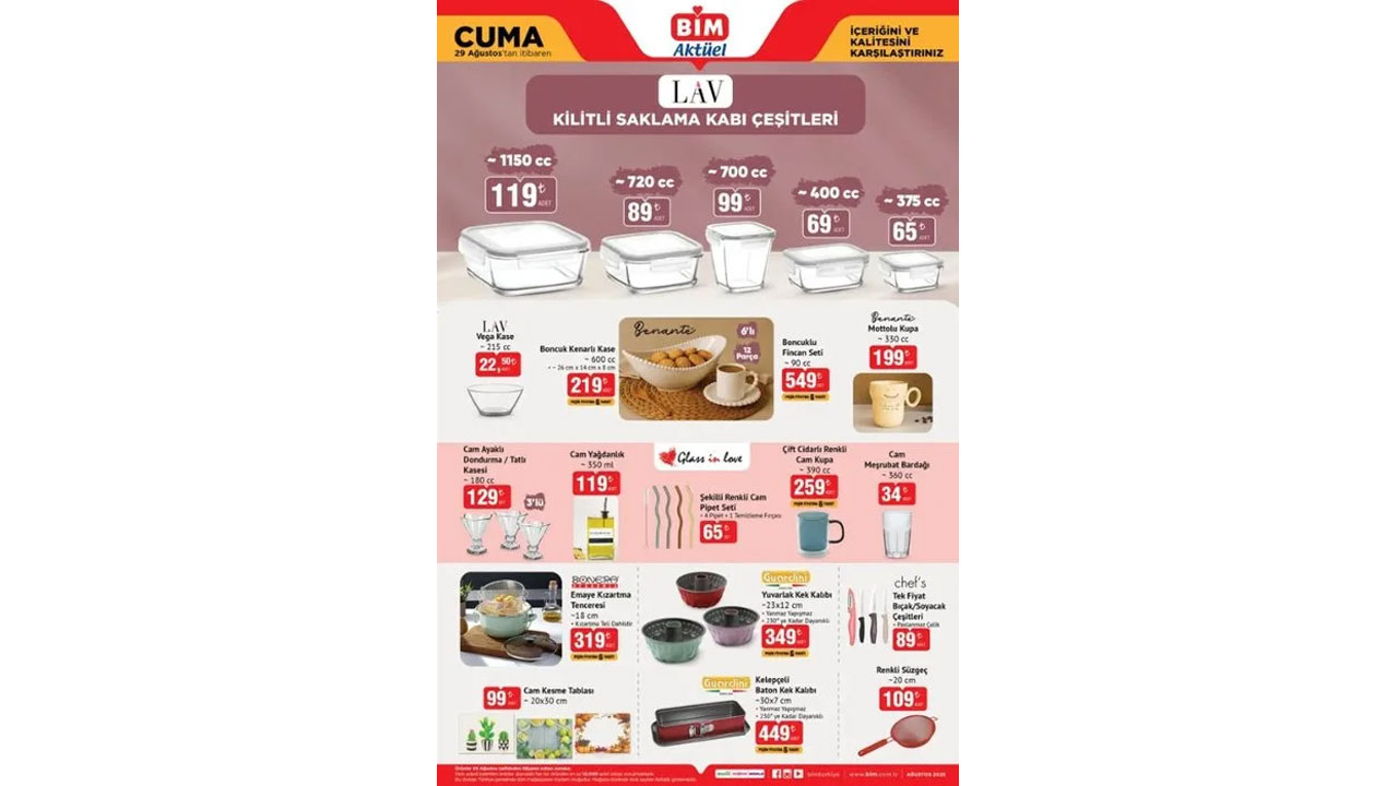 Foto - Bu hafta neler var neler! BİM’DE 29 Ağustos-2 Eylül 2025 indirimleri açıklandı
