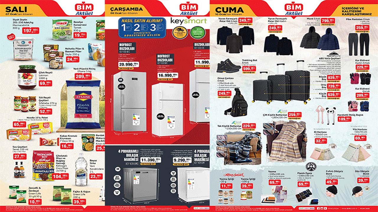 Foto - Bu hafta neler var neler! BİM’de 7-10 Ocak indirim kataloğu açıklandı