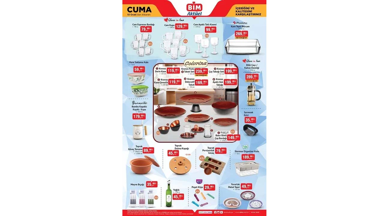 Foto - Bu hafta neler var neler! BİM’de 7-10 Ocak indirim kataloğu açıklandı