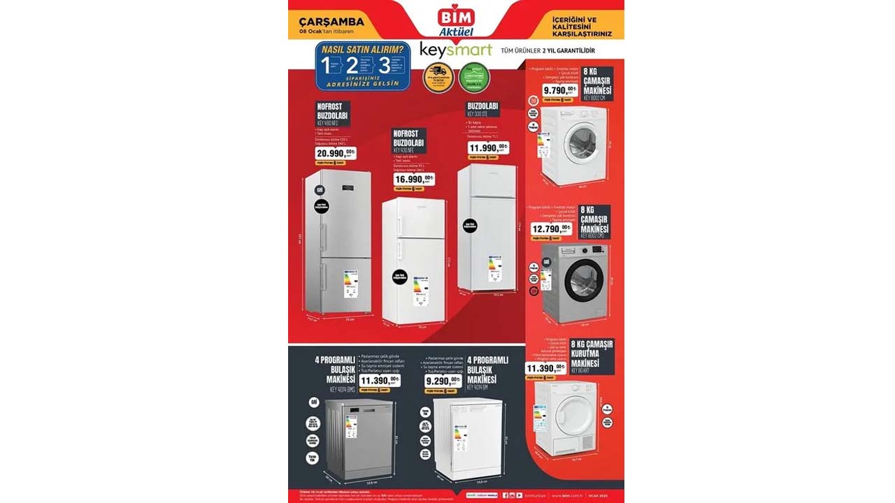 Foto - Bu hafta neler var neler! BİM’de 7-10 Ocak indirim kataloğu açıklandı