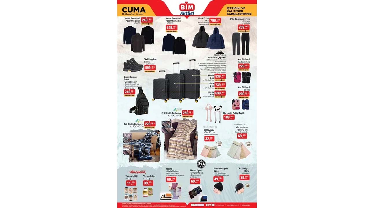 Foto - Bu hafta neler var neler! BİM’de 7-10 Ocak indirim kataloğu açıklandı