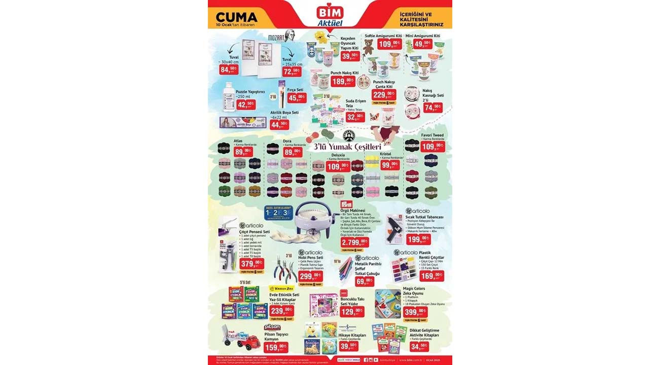 Foto - Bu hafta neler var neler! BİM’de 7-10 Ocak indirim kataloğu açıklandı