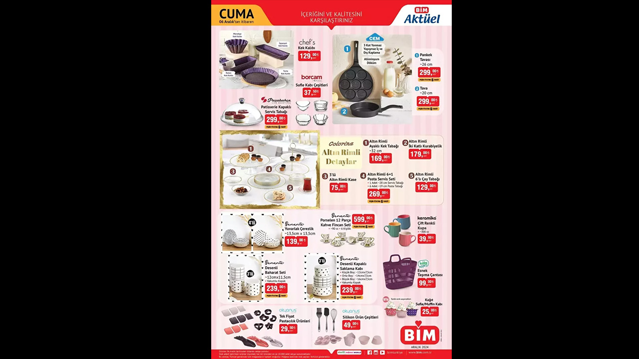 Foto - Bu hafta neler var neler! BİM’in 3-6 Aralık kataloğu indirime doyuracak